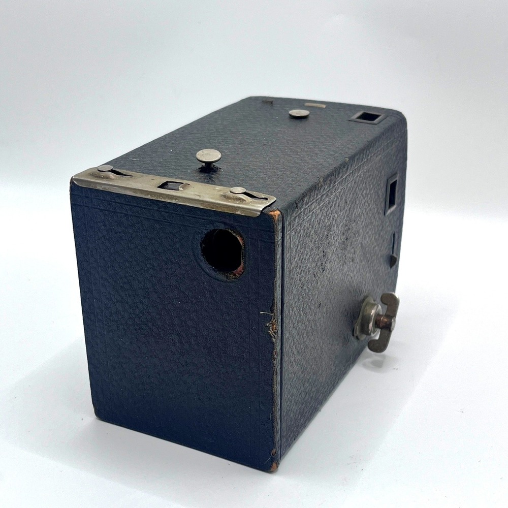 Antique Black Box Camera Vintage Photography Decor Untested Collector Item